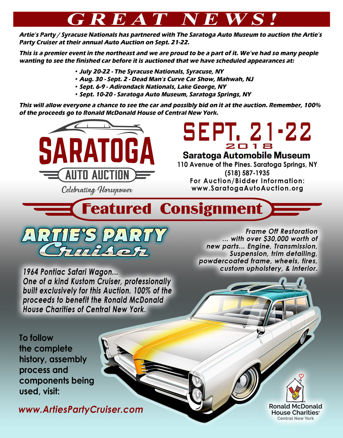 Home Artie's Party Cruiser